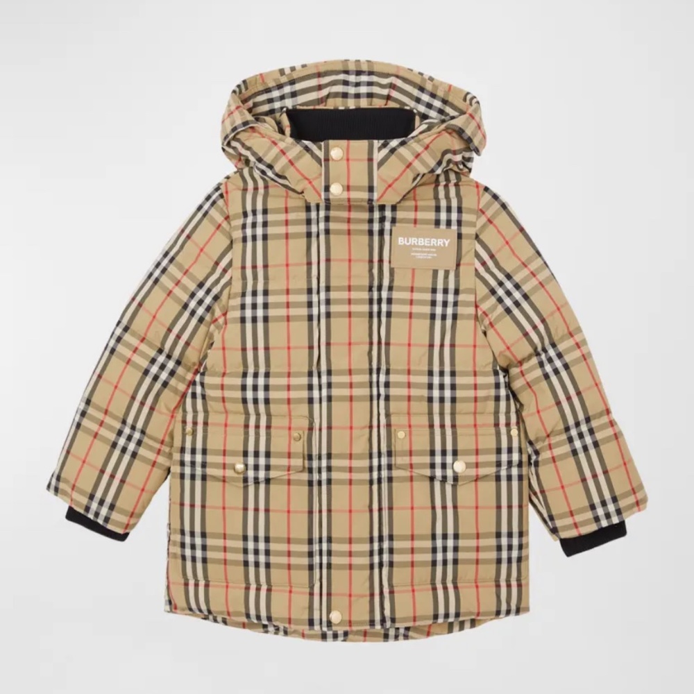 Boys Burberry Parka jacket
